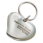 Heart Shaped engraved Key Ring