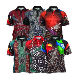 Sublimated Indigenous polo and shirts
