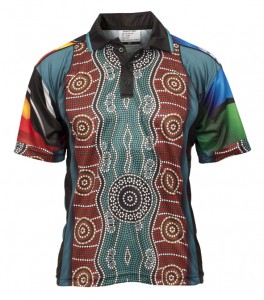 Sublimated Aboriginal and Torres strait Islander Polo Style 23889