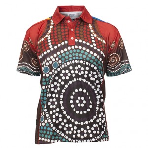 Sublimated Aboriginal and Torres strait Islander Polo Style 23890