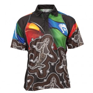 Sublimated Aboriginal and Torres strait Islander Polo Style 23891